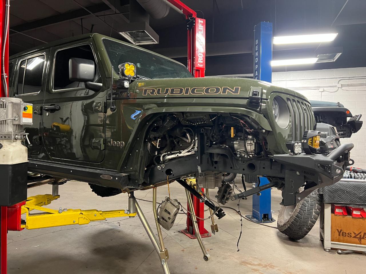 In the shop — Outlaw Jeep and Truck