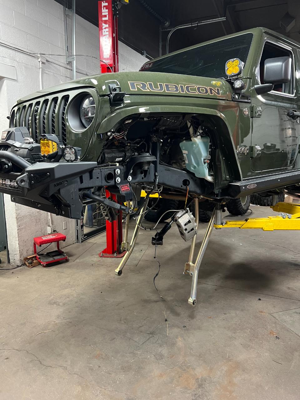 Build in progress — Outlaw Jeep and Truck