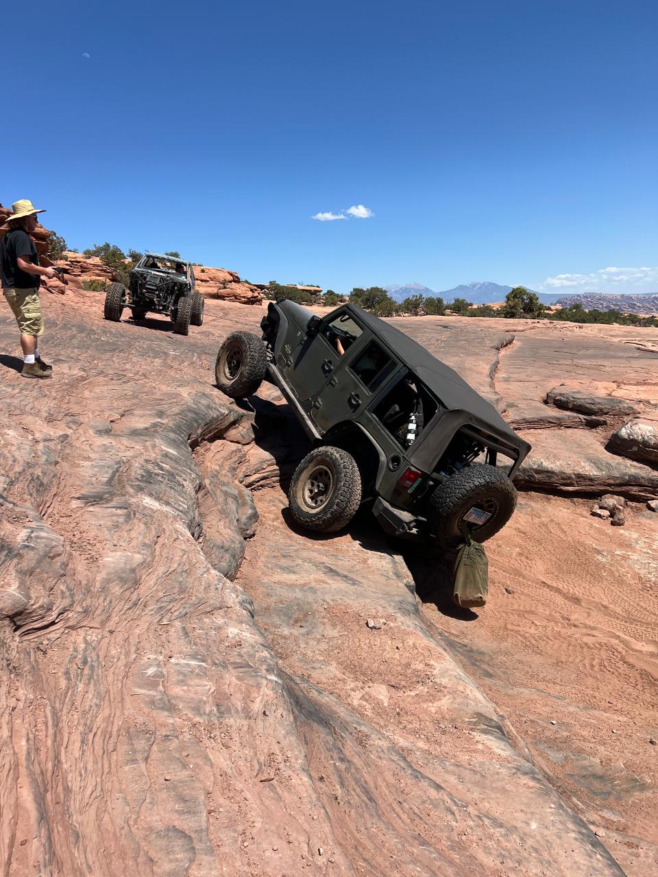 On the rocks, Moab — Outlaw Jeep and Truck