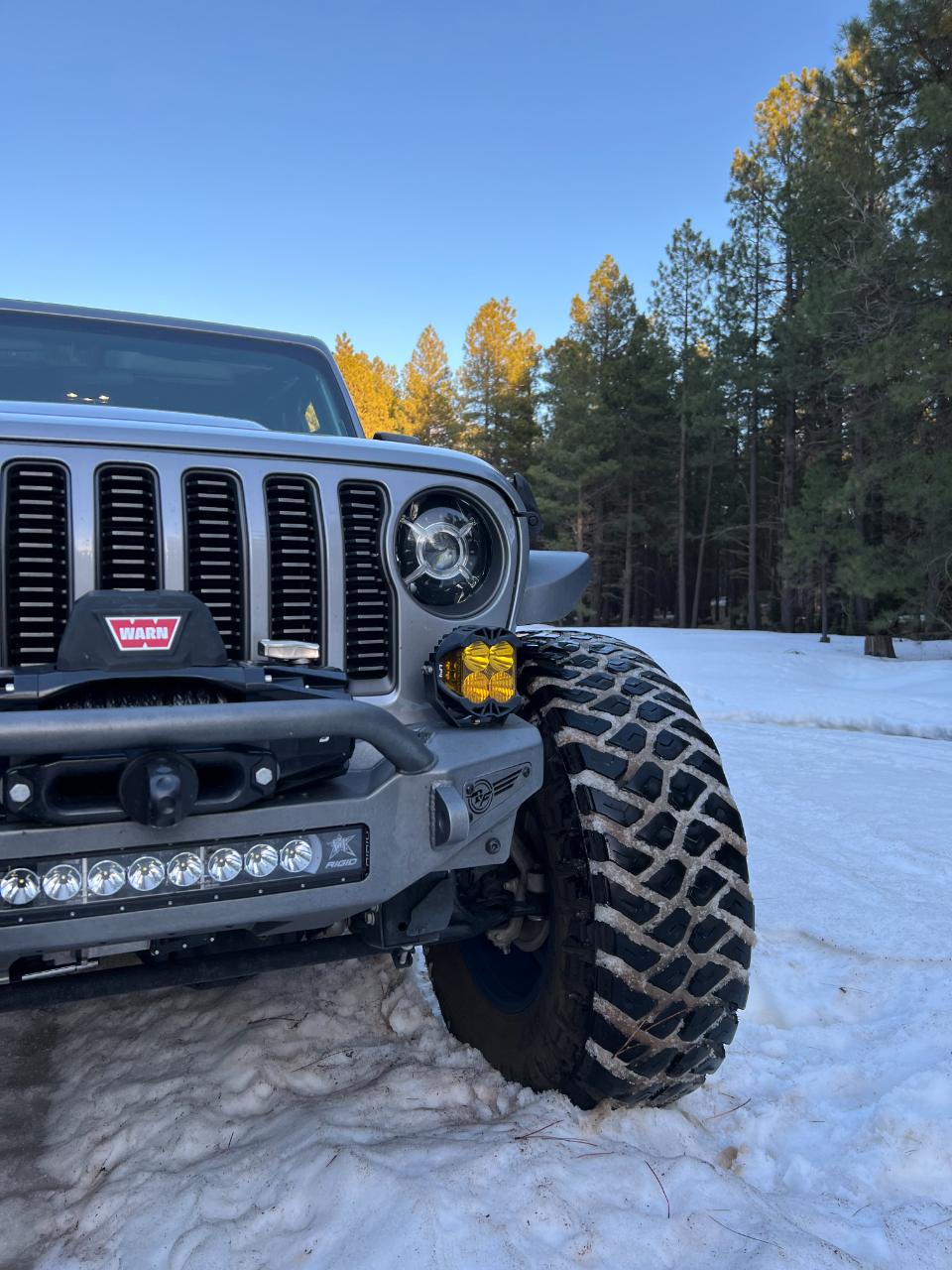 Winter trail run — Outlaw Jeep and Truck